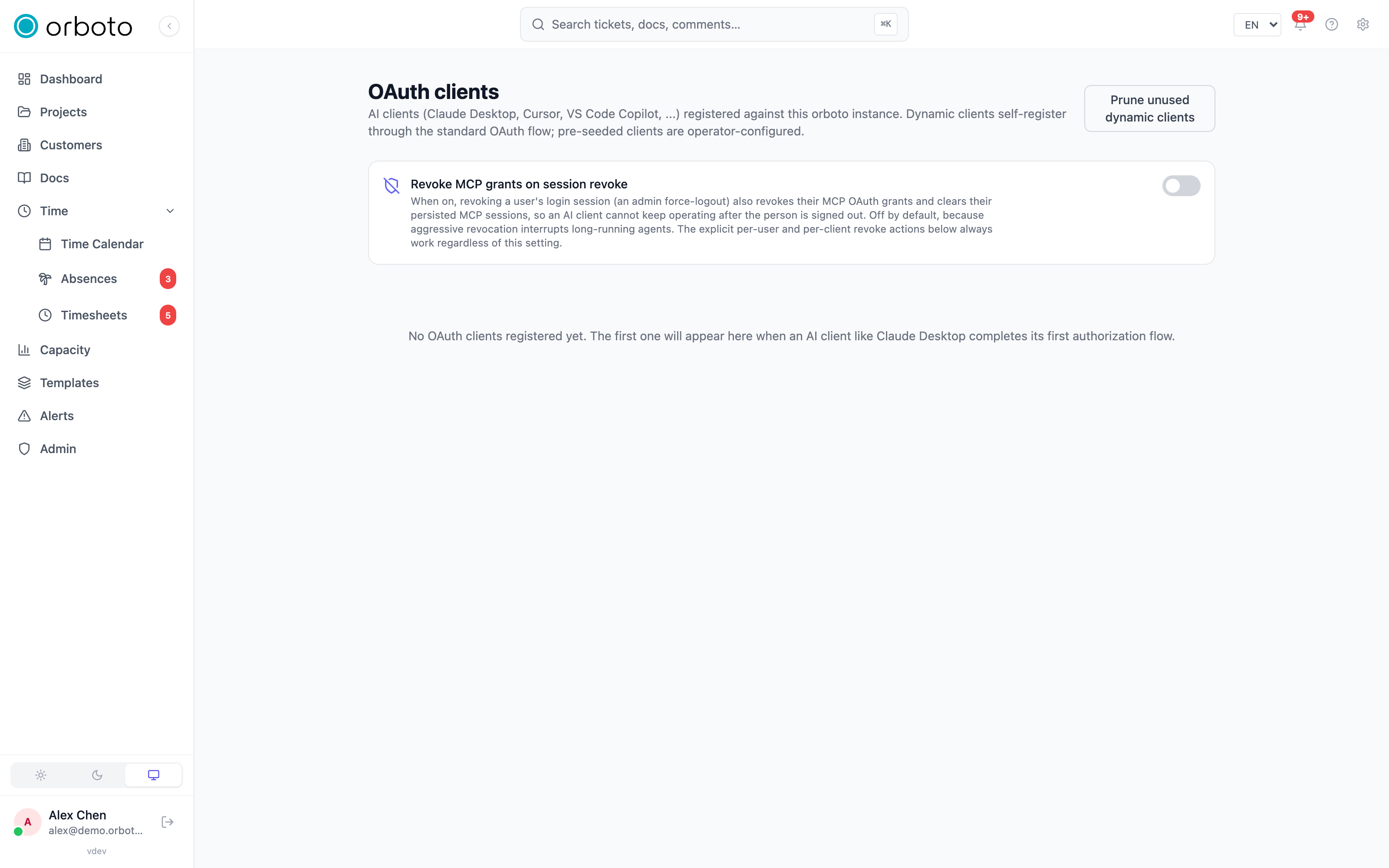 OAuth clients